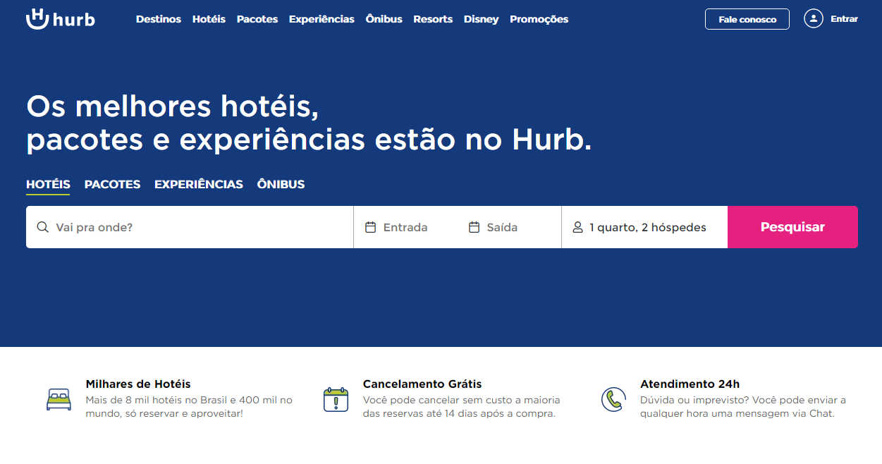 telefone para falar com hotel urbano